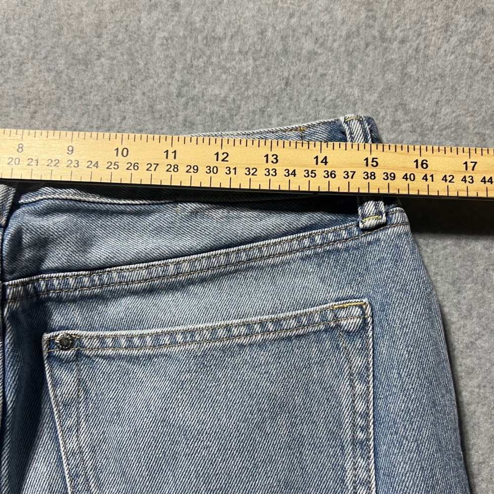 HM Loose Ample Jeans Mens 30/32 Light Wash Wide Leg Utility Baggy Denim Pants - Picture 4 of 7